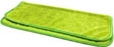 Салфетка из микрофибры полировочная зелёная, 45х40 см